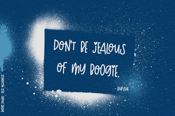 Boogie Down! Handlettered Sans Font