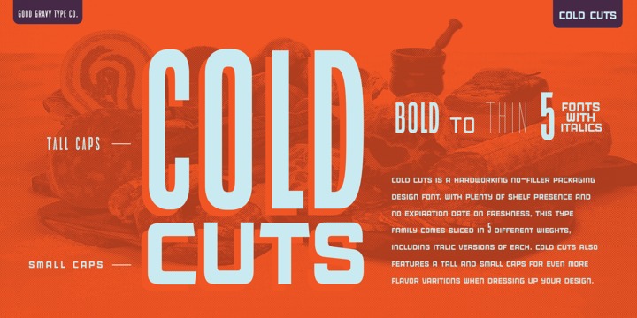 Cold Cuts Font Family Cold Cuts Font Family