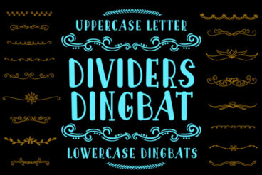 Dividers Dingbat Font