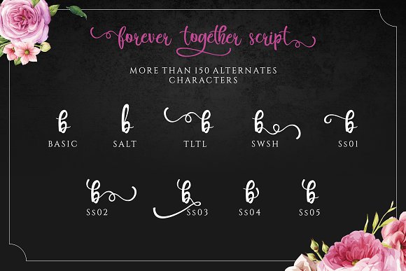 Forever Together - Romantic Font Duo