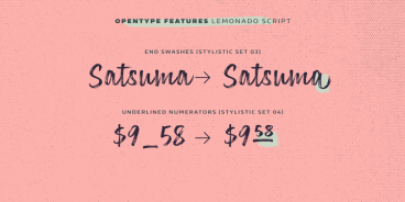 Lemonado Font Family