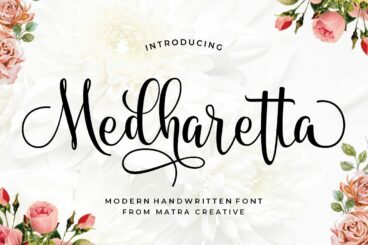 Medharetta Script Font