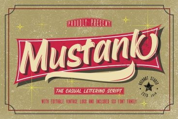Mustank Casual Script + EXTRA