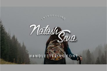 Natash Sena Hendlettering FontScript Font