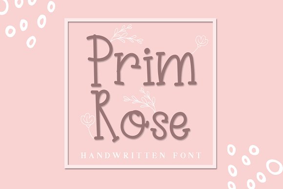 Prim Rose - Lovely Handwritten+EXTRA Prim Rose - Lovely Handwritten+EXTRA
