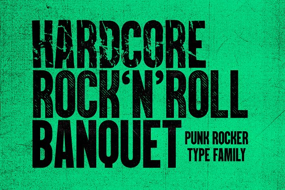 PunkRocker Font Trio - Free Font