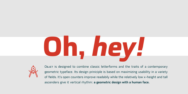 Objet Font Family