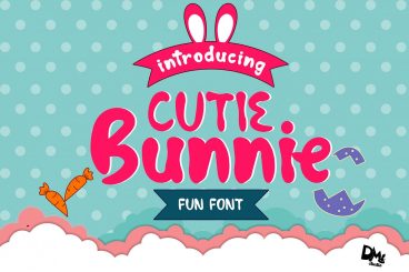 Cutie Bunnie - Fun Font Regular Font