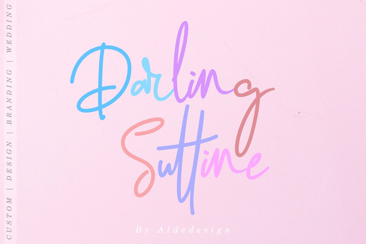 Darling Suttine Signature Font Darling Suttine Signature Font