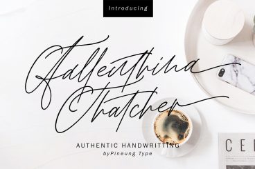 Fallenthina Thatcher Font