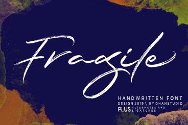 Fragile Script Font