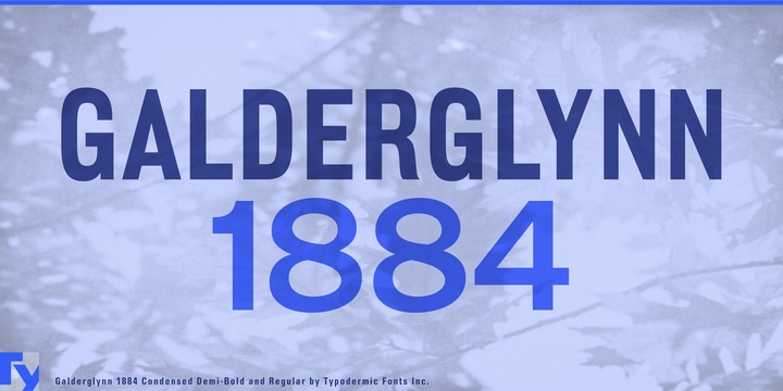 Galderglynn 1884 Font Family Galderglynn 1884 Font Family