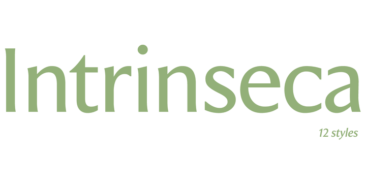 Intrinseca Font Family