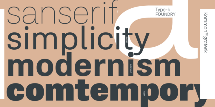 Kommon Grotesk Font Family