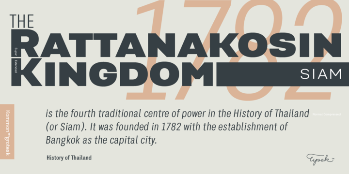 Kommon Grotesk Font Family