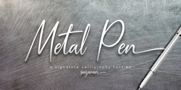 Metal Pen Font