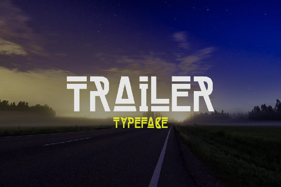 Trailer Font Free Font