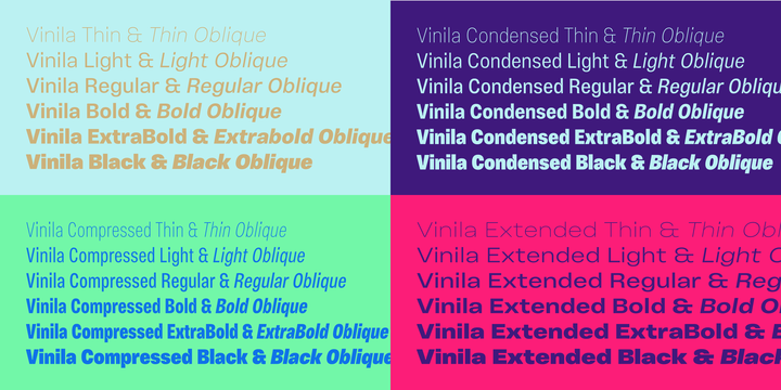 Vinila Font Family