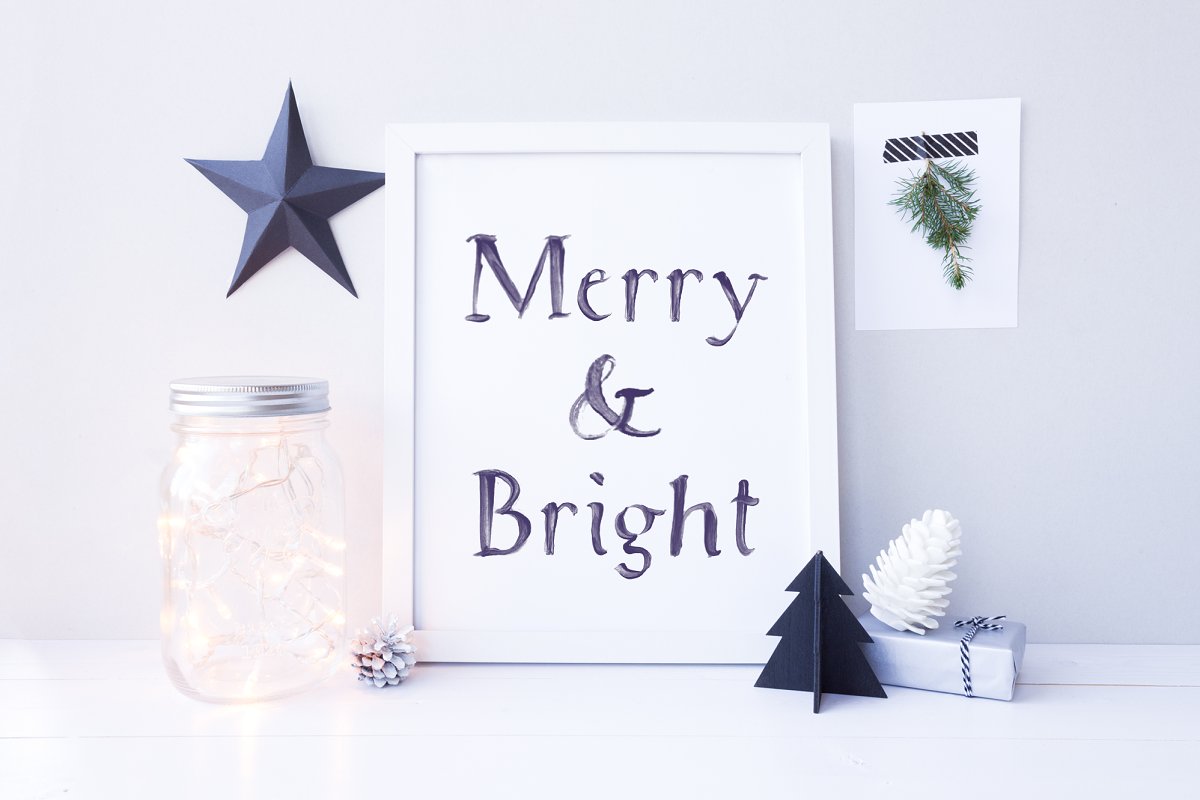 White Christmas SVG Font White Christmas SVG Font