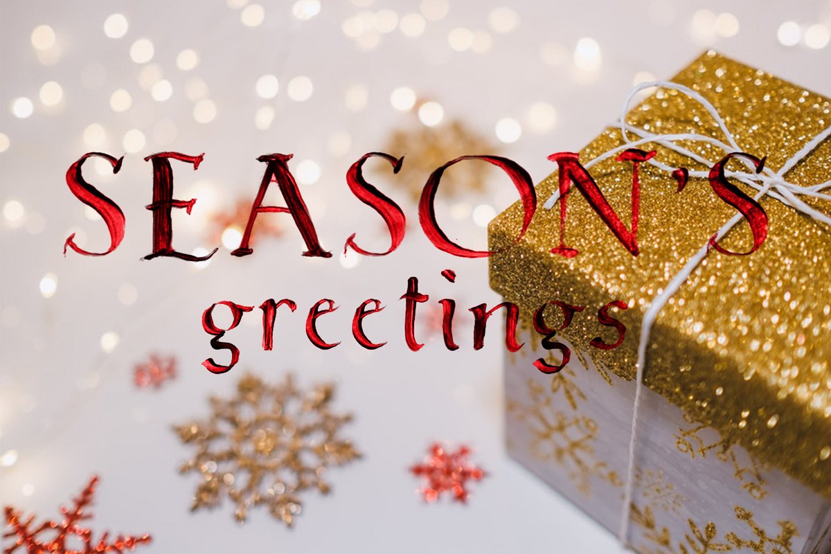 White Christmas SVG Font White Christmas SVG Font