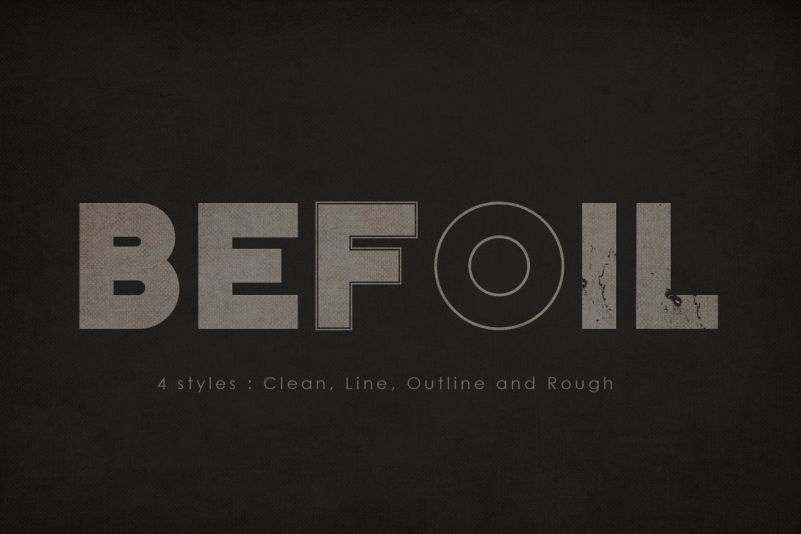 BEFOIL FONT
