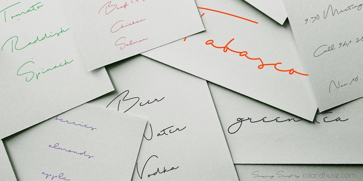 Shopping Script Font