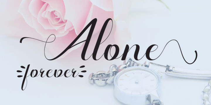 Alone Forever Font Family