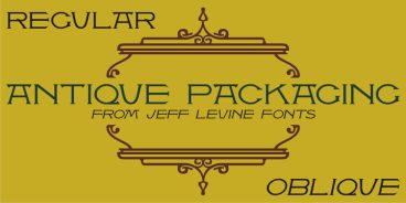 Antique Packaging JNL Font Family