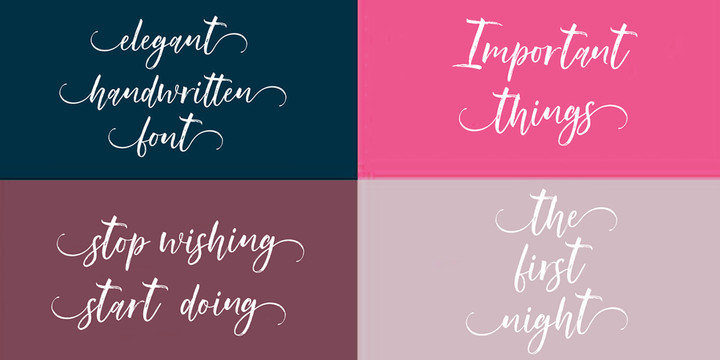 Indigold Script Font Indigold Script Font