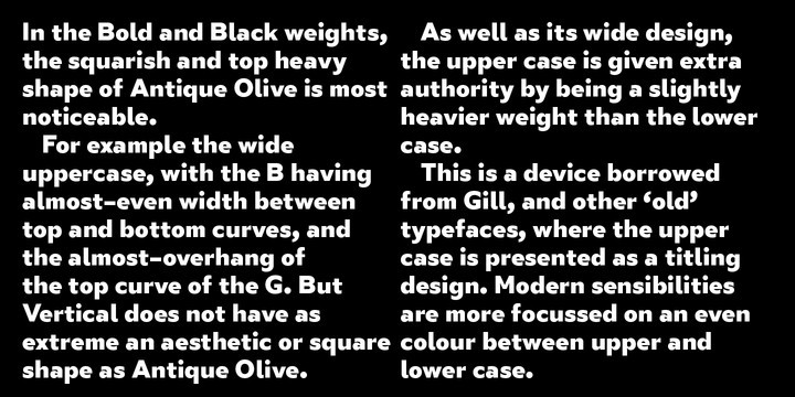 Vertical Font Family