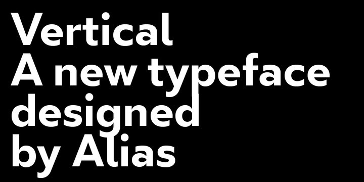 Vertical Font Family