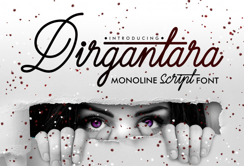 Dirgantara Script Font