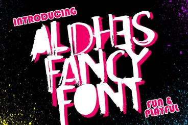 Aldhes Fancy Font Regular