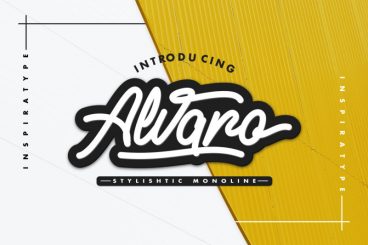 Alvaro - Stylistic Monoline Script Font