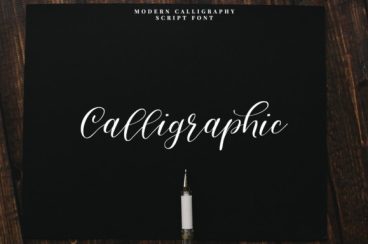Calligraphic Font
