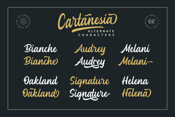 Cartanesia Font