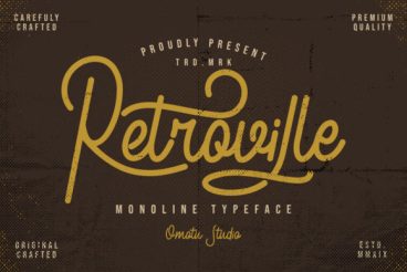 Retroville font