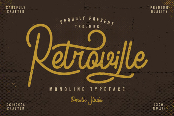 Retroville font