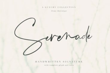 Serenade Script Font