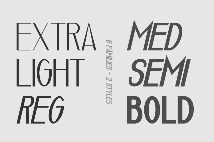 Luxuria // A Luxury Font FamilyRegular Font