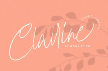 Clairine a classic signature Font