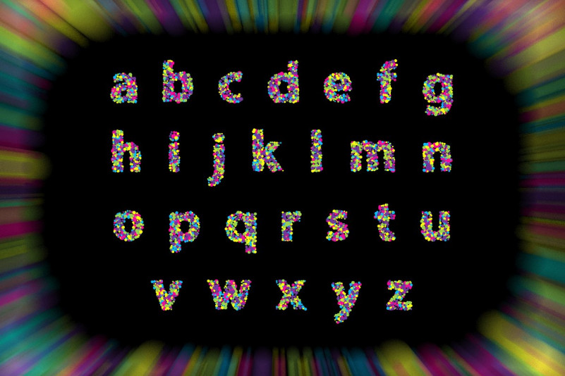 Colorblind OTF Colorful Font Colorblind OTF Colorful Font