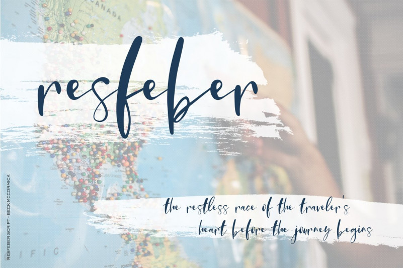 Resfeber Script Font