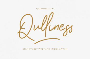 Qulliness Signature Font
