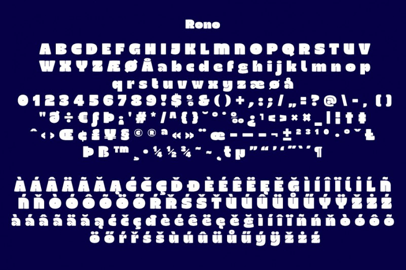 Rono Font