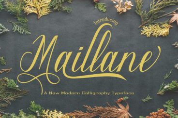 Maillane Script Font