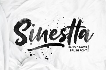 Sinestta Brush Font