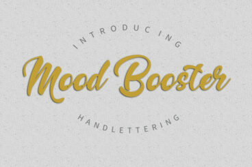 Mood Booster FontScript Font