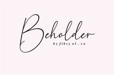 Beholder font