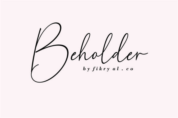 Beholder font